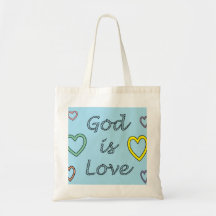 Dios es amor bolsa