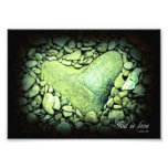 Dios es la roca 5 x del corazón del amor la impres arte con fotos