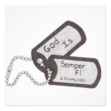 Dios es Semper Fi 001 Comunicado Personalizado
