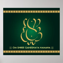 Dios indio Ganesha - poster