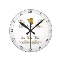 ¡Dios le ama, y así que hace nosotros! Relojes De Pared