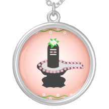 Dios Shivalinga con las flores - collar
