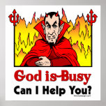 ¿Dios soy ocupado, puedo ayudarle? Poster