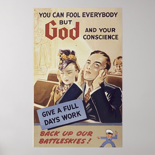 Dios y su conciencia impresiones