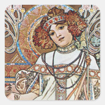 Diosa de la balanza calcomanías cuadradases