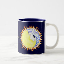 Diosa de la luna tazas