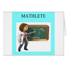 diosa de la matemáticas del friki del chica felicitaciones