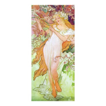 Diosa de la primavera tarjetas publicitarias