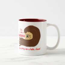 Diosa de Latte Taza