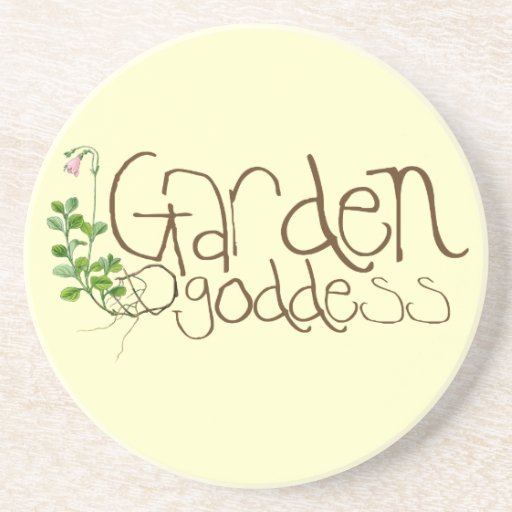 Diosa del jardín posavasos manualidades