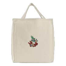 Diosa del jardín - tote bolsas de lienzo