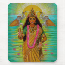 Diosa Lakshmi Mousepad Alfombrilla De Ratones
