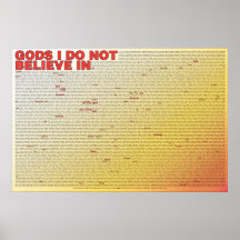 Dioses I no creen adentro Posters