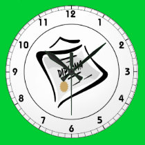 Diploma 3 reloj de pared