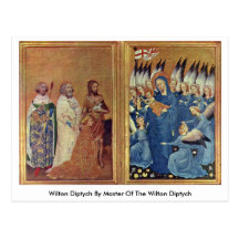 Díptica de Wilton por el amo de la díptica de Wilt Tarjeta Postal