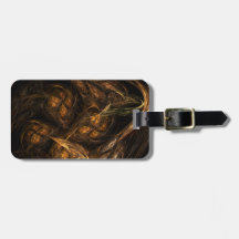 Dirección del arte abstracto de la madre tierra etiquetas bolsa