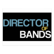 Director de bandas tarjetas postales