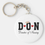 Director de DON del oficio de enfermera Llaveros Personalizados
