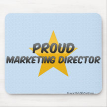 Director de marketing orgulloso alfombrilla de raton
