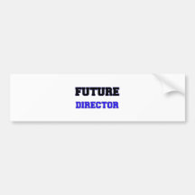 Director futuro etiqueta de parachoque