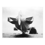 Dirigible 1908 del zepelín tarjetas postales