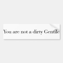DirtyGentile Pegatina De Parachoque