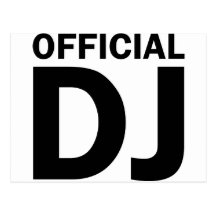 disc jockey postales