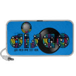 Disco - bola y expediente del brillo laptop altavoz