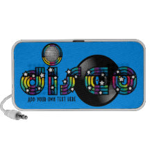 Disco - bola y expediente del brillo laptop altavoz