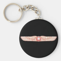 Disco con alas Anunnaki sumerio de Sun Llaveros