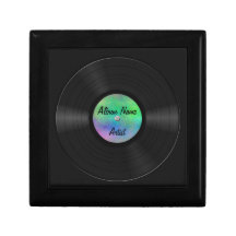Disco de vinilo de encargo caja de recuerdo