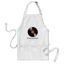 Disco de vinilo delantales