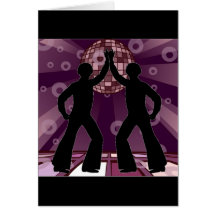 Disco púrpura (individuos) tarjetón
