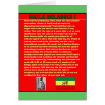 Discurso famoso de la guerra de Haile Selassie a l Tarjeta