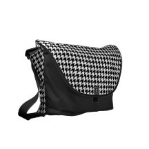 Diseñador de moda elegante negro/blanco de Houndst Bolsas Messenger
