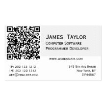 Diseñador elegante formal del informático plantilla de tarjeta personal