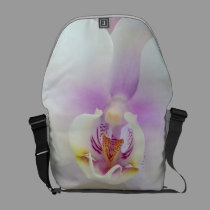 Diseñador "orquídea blanca" Hacia fuera-y-Sobre bo bolsas messenger