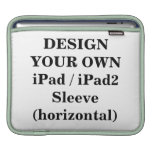 Diseñe su propia manga iPad/iPad2 (horizontal) Funda Para iPads