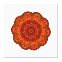 Diseño 1 del arte de la meditación del caleidoscop impresión en lona estirada
