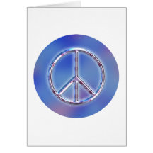 Diseño 2 de la paz tarjeta