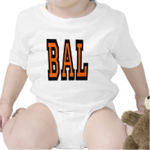 Diseño 2 del BAL de Baltimore Traje De Bebé
