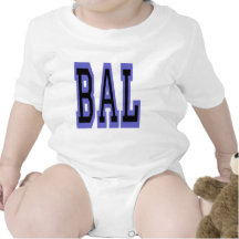 Diseño 3 del BAL de Baltimore Camisetas