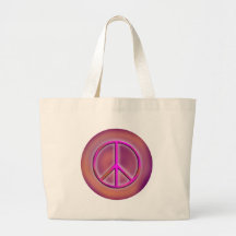 Diseño 4 de la paz bolsas lienzo