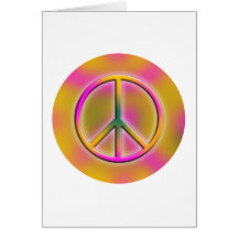Diseño 5 de la paz felicitación