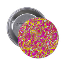 Diseño abstracto amarillo rosado impresionante del pins