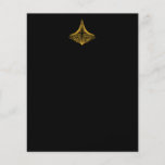 Diseño abstracto, ardientemente ámbar y negro tarjetas informativas