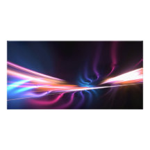 Diseño abstracto del fractal tarjeta personal