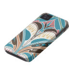 diseño abstracto elegante del nouveau del arte del iPhone 4 protector
