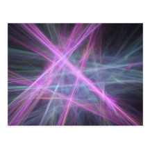 Diseño abstracto futurista del fractal postal