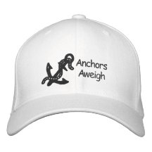 Diseño adaptable del ancla y del bordado de la cad gorras bordadas